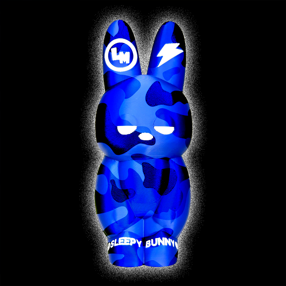 ©SLEEPY BUNNY™ FIGURE BLUE CAMO/WHITE #115R
