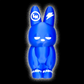 ©SLEEPY BUNNY™ FIGURE BLUE/WHITE #001R