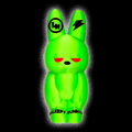 ©SLEEPY BUNNY™ FIGURE ELECTRIC GREEN/RED #709R