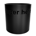 SUPER HELLO™ EVERYDAY COUNTERTOP TRASHCAN